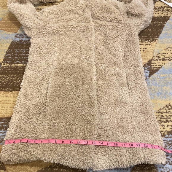 Kenneth Cole Notch-Collar Faux-Fur Coat Truffle XS - Picture 10 of 11